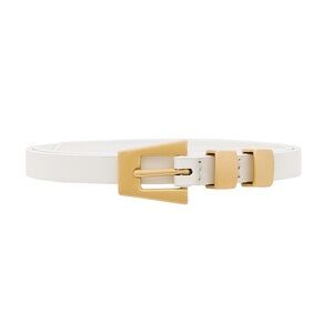 Petit Moments Modern Slim Belt Cream & Gold M/L